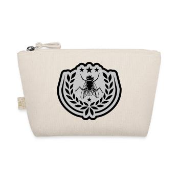 Design Housefly Stars Laurel Wreath - Organic Pouch - nature - Front