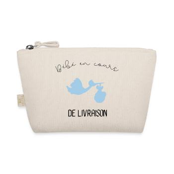 bébé en cours de livraison garçon - Trousse biologique - nature - Devant