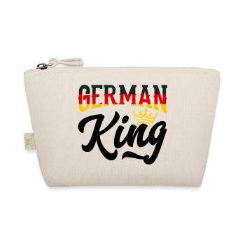 German King Germany German Flag - Organic Pouch - nature - Front