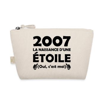née en 2007 / anniversaire année 2007 - Trousse biologique - nature - Devant