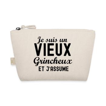 je suis vieux et grincheux - Trousse biologique - nature - Devant