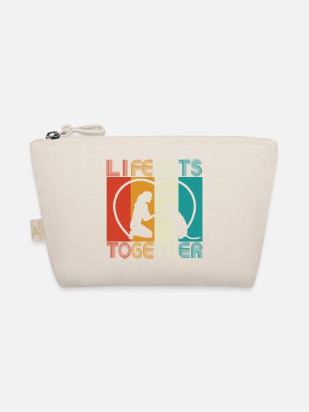 Hund - Life gets better together - Bio-Täschchen - Natur