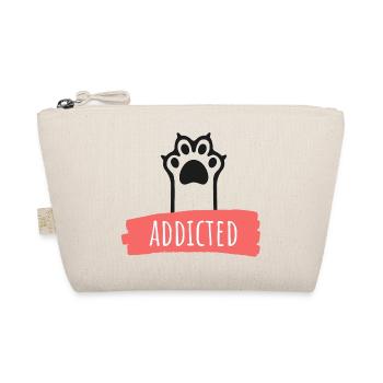 Accro aux chats - süchtig nach Katzen - Trousse biologique - nature - Devant