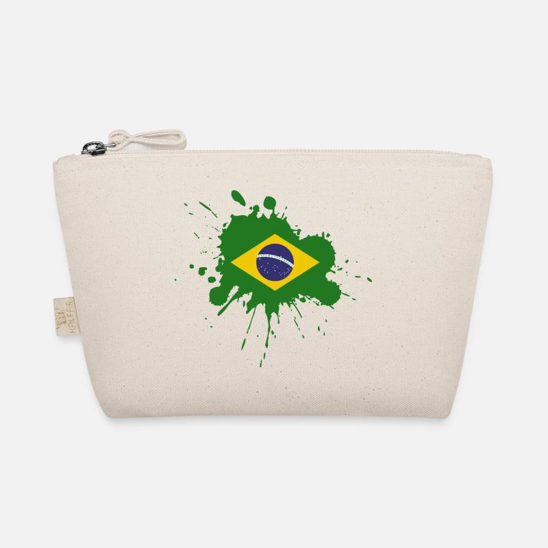 Conception de spot de drapeau du Brésil Trousse biologique