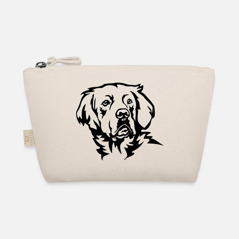 Golden Retriever Head Organic Pouch