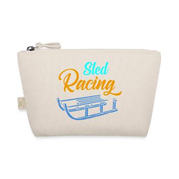 Sled Racing Retro Sledding Designs Cadeau Cadeau - Trousse biologique - nature - Devant