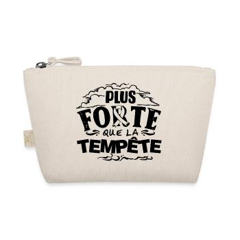 Plus forte que la tempête Octobre Rose - Trousse biologique - nature - Devant