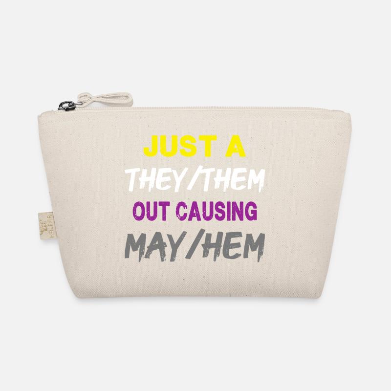 Just A They/Them - Funny Organic Pouch