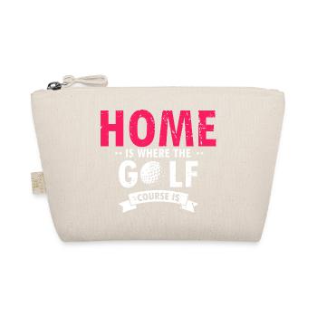 La maison est l’endroit où le parcours de golf est génial rétro - Trousse biologique - nature - Devant