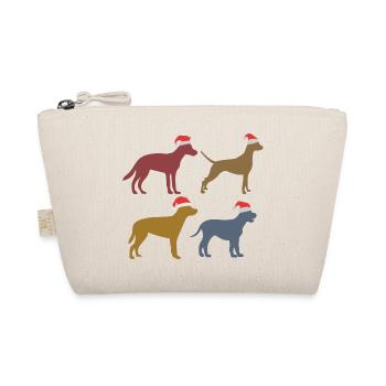 Amoureux des chiens Chiens de Noël - Trousse biologique - nature - Devant