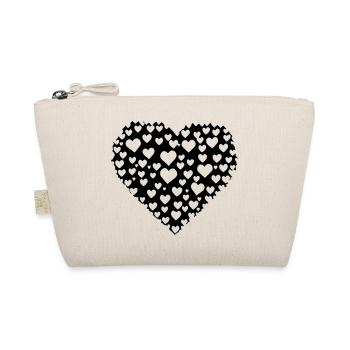 Heart Symbol Love Cute Hearts Pink Drawing Vector - Organic Pouch - nature - Front