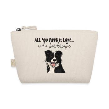 All you need is love and a bordercollie - Bio-Täschchen - Natur - Vorne