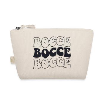 Bocce Quote Bocce Ball with Jack Bocci Game Bocce - Organic Pouch - nature - Front