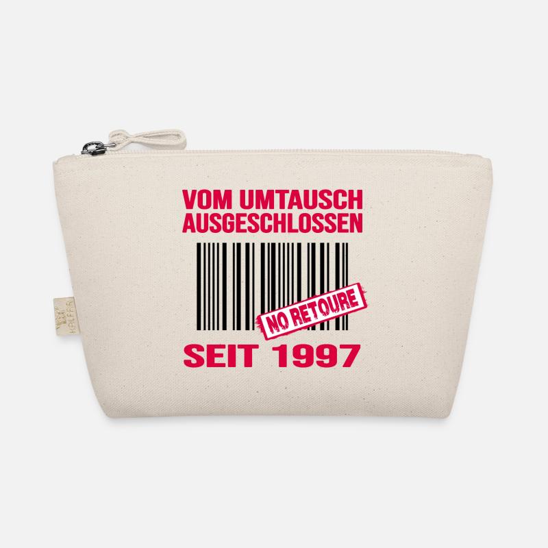 1997 geburtstag 25 jahre retro barcode no retoure Bio-Täschchen