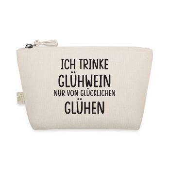 Ich trinke Glühwein nur von glücklichen Glühen - Bio-Täschchen - Natur - Vorne