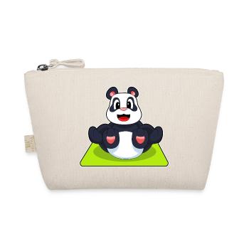 Panda Yoga Fitness Gymnastics - Organic Pouch - nature - Front
