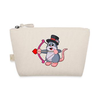 Mariage avec le grand chapeau de marié souris - Trousse biologique - nature - Devant