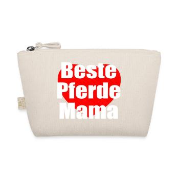 beste Pferde Mama - Bio-Täschchen - Natur - Vorne