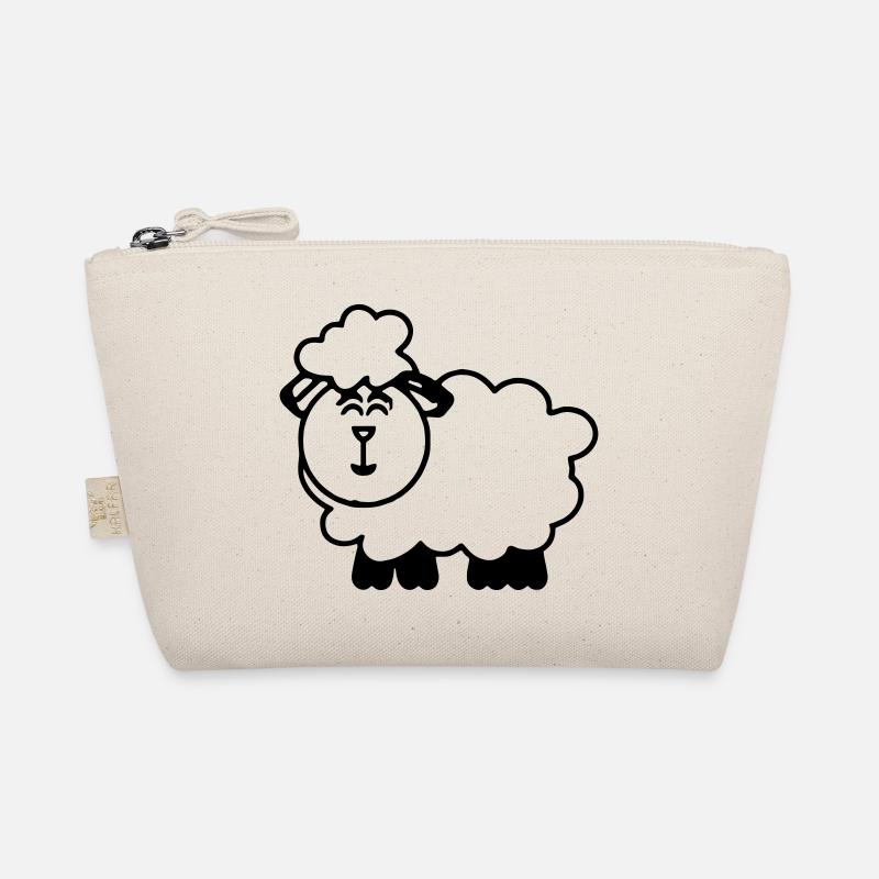 Funny Sheep Cartoon Gift Idea Vector Organic Pouch