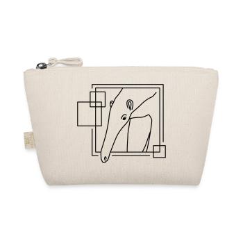 Fourmilier en forme géométrique - Conception d’art au trait - Trousse biologique - nature - Devant