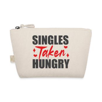 Singles taken Hungry - Singles, die hungrig sind - Bio-Täschchen - Natur - Vorne