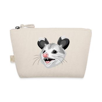 Opossum head - Organic Pouch - nature - Front