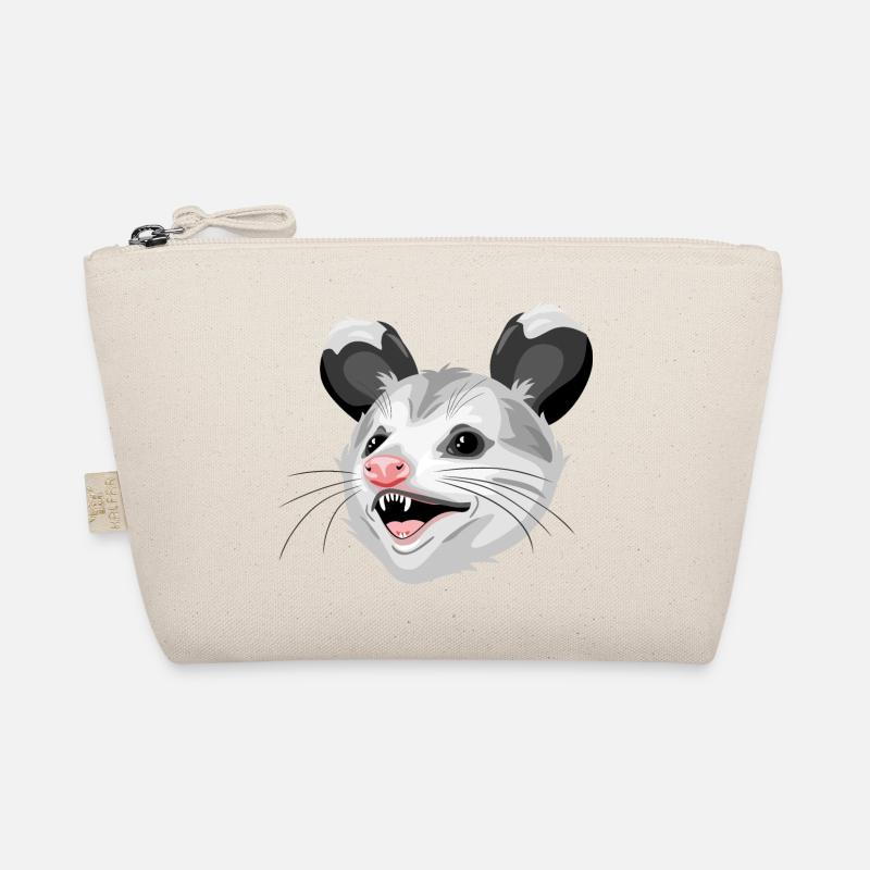 Opossum-Kopf Bio-Täschchen
