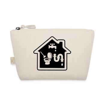 House with plumbing work - Organic Pouch - nature - Front
