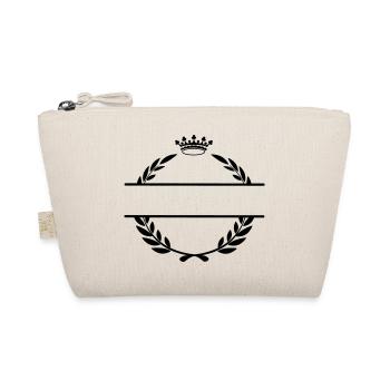 Lauwerkrans name banner with crown - Organic Pouch - nature - Front
