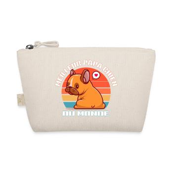 Meilleur Papa Chien du Monde - Trousse biologique - nature - Devant