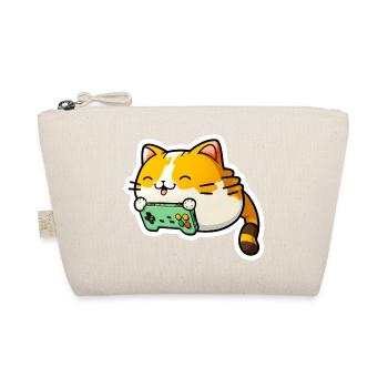 Cute Cute Cat Cat Kitten Sticker - Organic Pouch - nature - Front