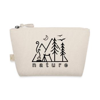 Adventure Travel Hiking Mountain - Organic Pouch - nature - Front