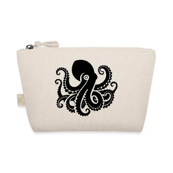 Oktopus - Bio-Täschchen - Natur - Vorne