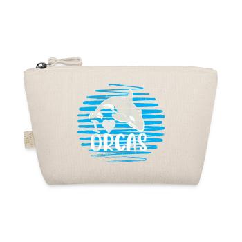 Orcas Are my Spirit Animal - Organic Pouch - nature - Front