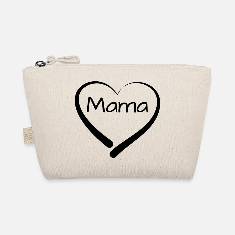 "Mama" Herzmotiv, Mamaspruch, Muttertag,Mamadesign Bio-Täschchen
