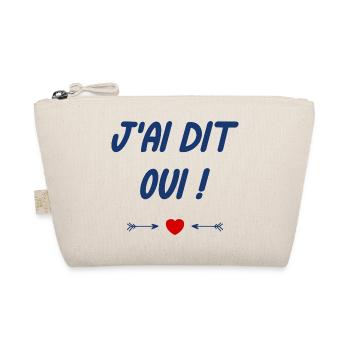 J'ai dit oui - Trousse biologique - nature - Devant