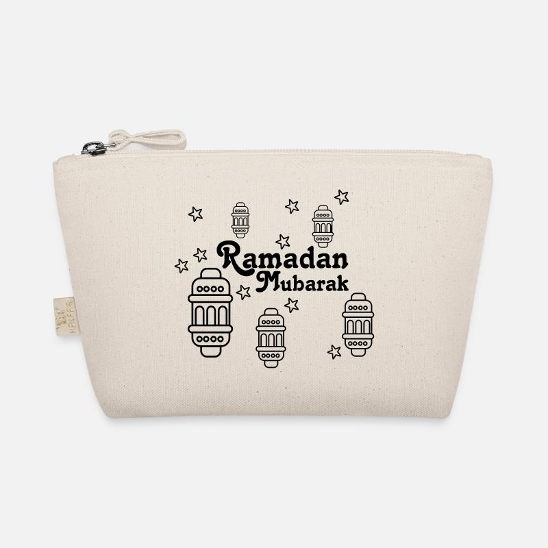 Ramadan Mubarak lights, asterisks Organic Pouch