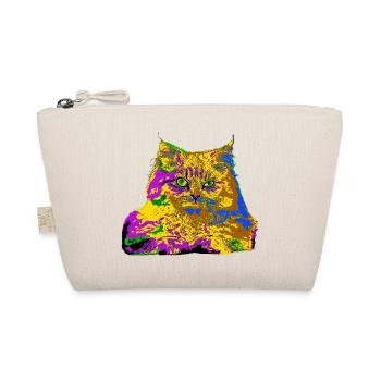 Bunte Katze - Bio-Täschchen - Natur - Vorne