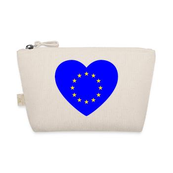 Ich liebe Europa - Bio-Täschchen - Natur - Vorne