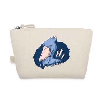 Shoebill Bird Ornithologist Forest I Gift - Organic Pouch - nature - Front