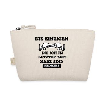 die einizigen Dates die ich habe - Bio-Täschchen - Natur - Vorne