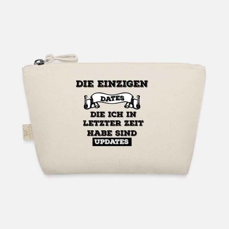 die einizigen Dates die ich habe - Bio-Täschchen - Natur