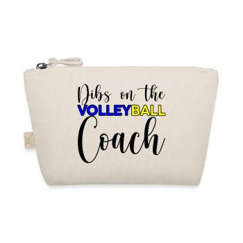 Dibs On The Volleyball Coach 3 - Organic Pouch - nature - Front