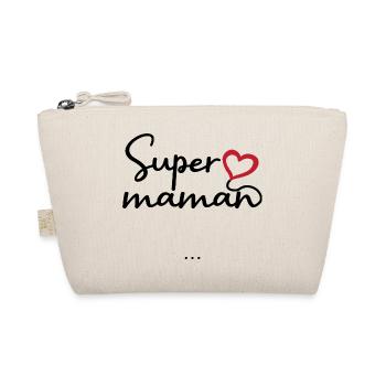Super maman personnalisés - Trousse biologique - nature - Devant