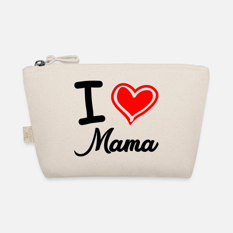 i love mama - Bio-Täschchen - Natur