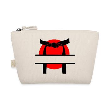 Black belt japanese sun - Organic Pouch - nature - Front