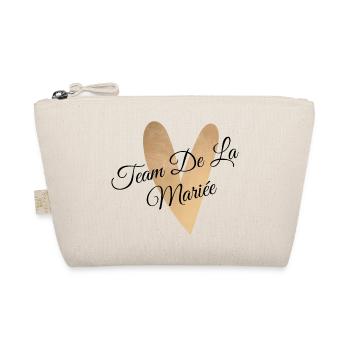 Team de la mariée coeur doré - Trousse biologique - nature - Devant
