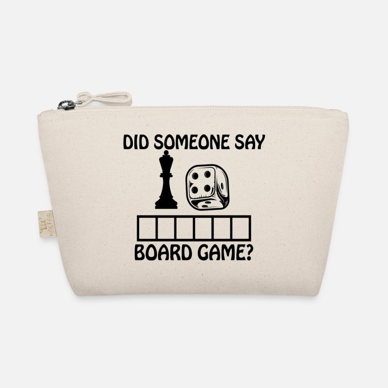 boardgame chess backgammon game night Bio-Täschchen