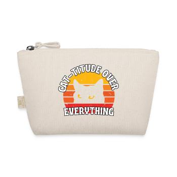 Cat attitude to everything - Organic Pouch - nature - Front