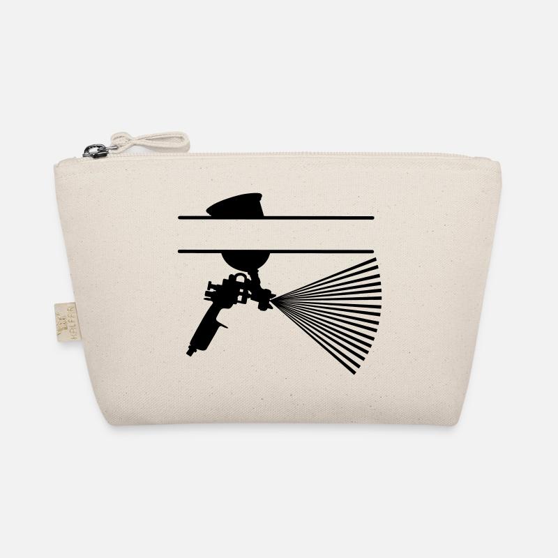 Spray with paint cup text banner Organic Pouch